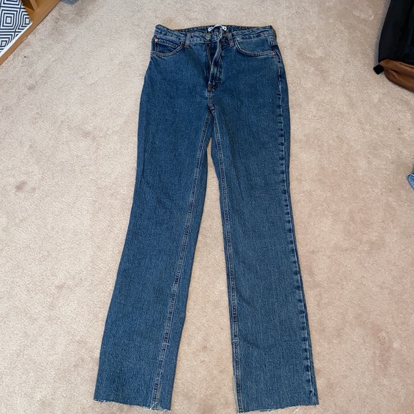 ZARA slim flare high rise jeans - Picture 2 of 5